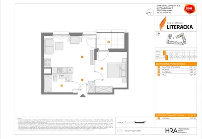 Mieszkanie w inwestycji: Apartamenty Literacka etap 2.2