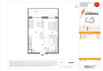 Mieszkanie w inwestycji: Apartamenty Literacka etap 2.2
