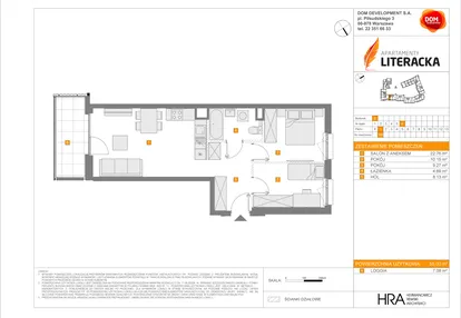 Mieszkanie w inwestycji: Apartamenty Literacka etap 2.2