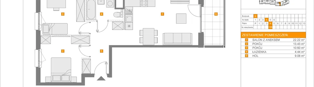 Mieszkanie w inwestycji: Apartamenty Literacka etap 2.2