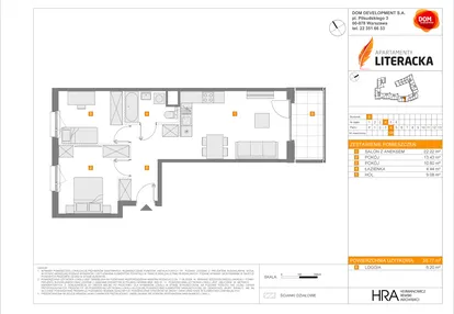 Mieszkanie w inwestycji: Apartamenty Literacka etap 2.2