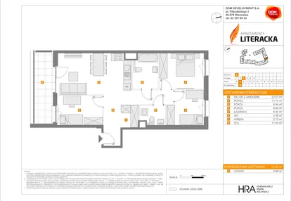 Mieszkanie w inwestycji: Apartamenty Literacka etap 2.2