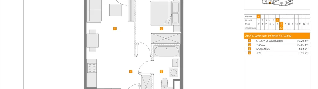 Mieszkanie w inwestycji: Apartamenty Literacka etap 2.2
