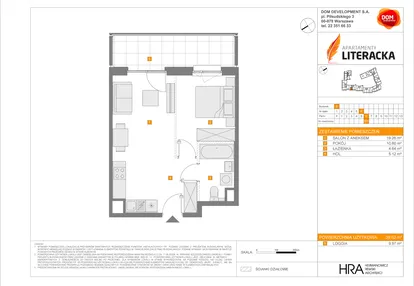 Mieszkanie w inwestycji: Apartamenty Literacka etap 2.2