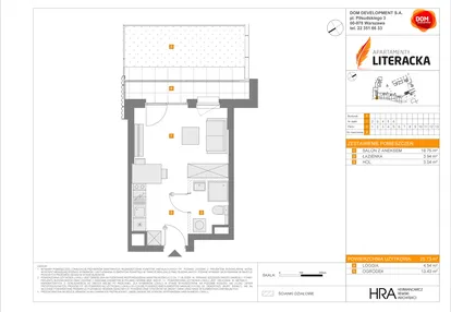 Mieszkanie w inwestycji: Apartamenty Literacka etap 2.3