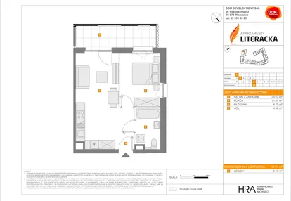 Mieszkanie w inwestycji: Apartamenty Literacka etap 2.3