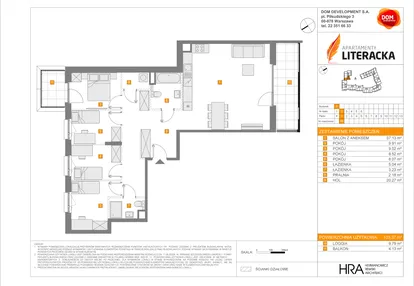 Mieszkanie w inwestycji: Apartamenty Literacka etap 2.3