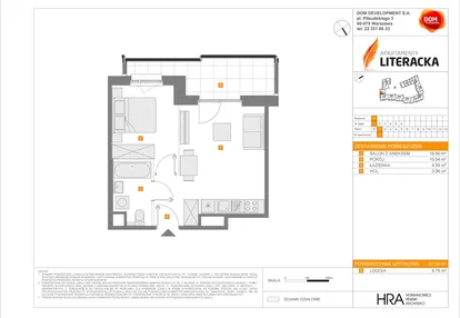 Mieszkanie w inwestycji: Apartamenty Literacka etap 2.3