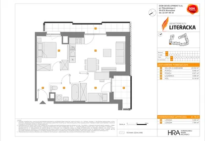 Mieszkanie w inwestycji: Apartamenty Literacka etap 2.3