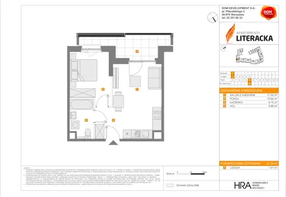 Mieszkanie w inwestycji: Apartamenty Literacka etap 2.3