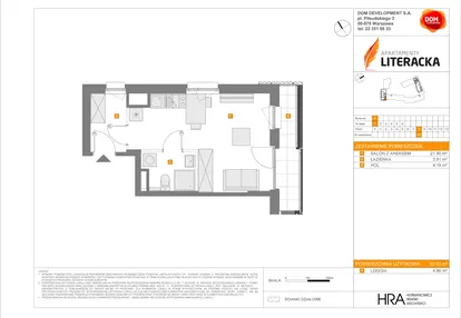 Mieszkanie w inwestycji: Apartamenty Literacka etap 2.3