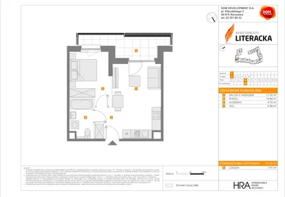 Mieszkanie w inwestycji: Apartamenty Literacka etap 2.3