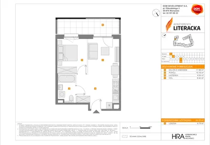 Mieszkanie w inwestycji: Apartamenty Literacka etap 2.3