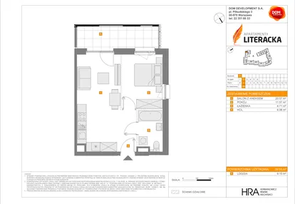 Mieszkanie w inwestycji: Apartamenty Literacka etap 2.3