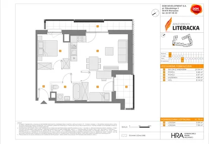 Mieszkanie w inwestycji: Apartamenty Literacka etap 2.3