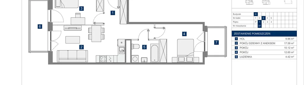 Mieszkanie w inwestycji: Apartamenty Park Matecznego Etap 2.2