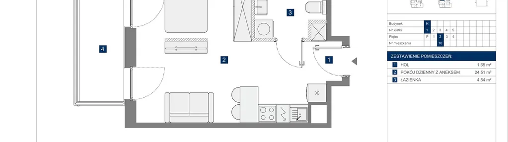 Mieszkanie w inwestycji: Apartamenty Park Matecznego Etap 2.2