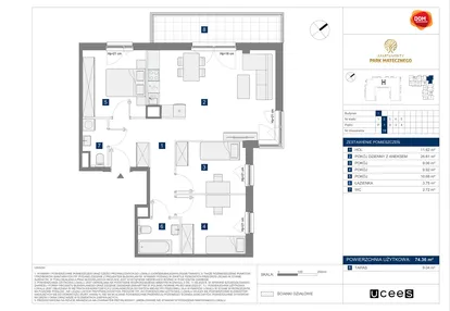 Mieszkanie w inwestycji: Apartamenty Park Matecznego Etap 2.2