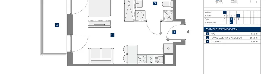 Mieszkanie w inwestycji: Apartamenty Park Matecznego Etap 2.2