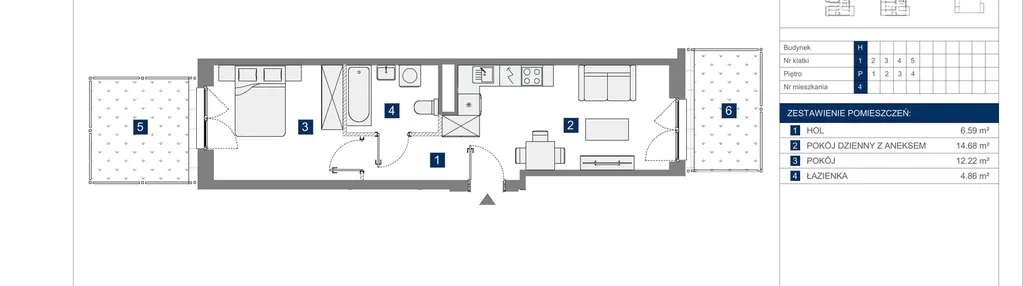 Mieszkanie w inwestycji: Apartamenty Park Matecznego Etap 2.2