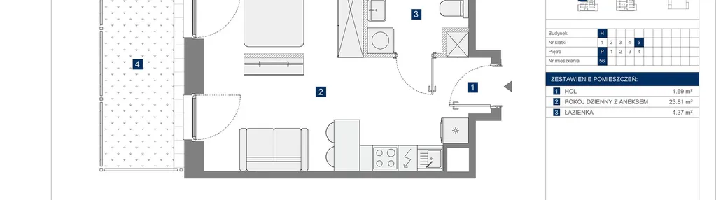 Mieszkanie w inwestycji: Apartamenty Park Matecznego Etap 2.2