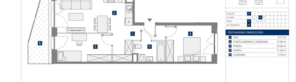 Mieszkanie w inwestycji: Apartamenty Park Matecznego Etap 2.2