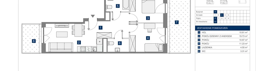 Mieszkanie w inwestycji: Apartamenty Park Matecznego Etap 2.2