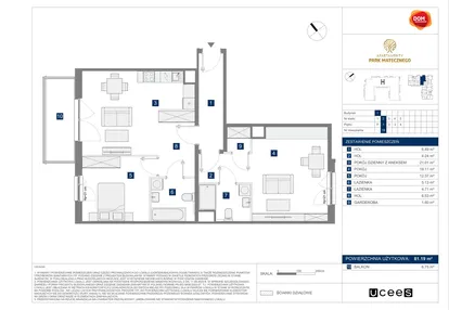 Mieszkanie w inwestycji: Apartamenty Park Matecznego Etap 2.2