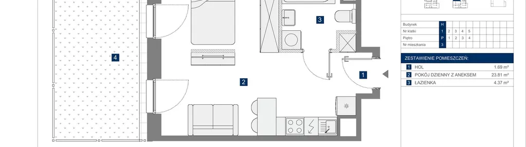 Mieszkanie w inwestycji: Apartamenty Park Matecznego Etap 2.2