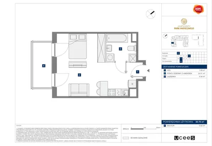 Mieszkanie w inwestycji: Apartamenty Park Matecznego Etap 2.2