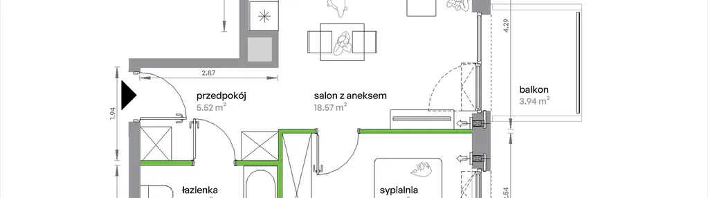 Mieszkanie w inwestycji: Sochaczewska Vita