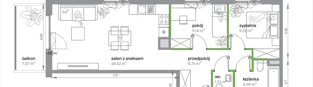 Mieszkanie w inwestycji: Sochaczewska Vita