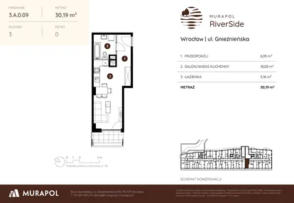 Mieszkanie w inwestycji: Murapol RiverSide
