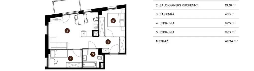 Mieszkanie w inwestycji: Murapol RiverSide