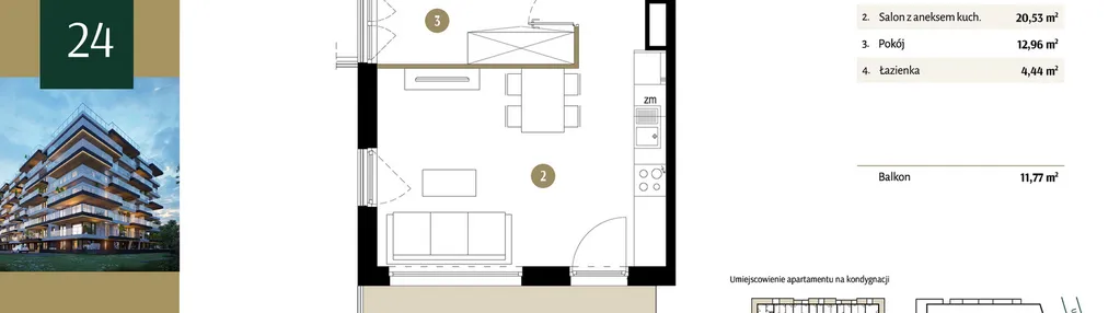Mieszkanie w inwestycji: Rezydencja Świerkowa - etap II