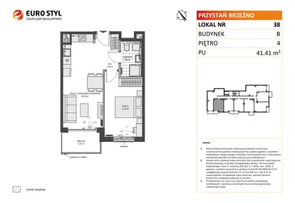 Mieszkanie w inwestycji: Przystań Brzeźno etap II