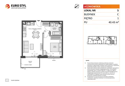 Mieszkanie w inwestycji: Przystań Brzeźno etap II