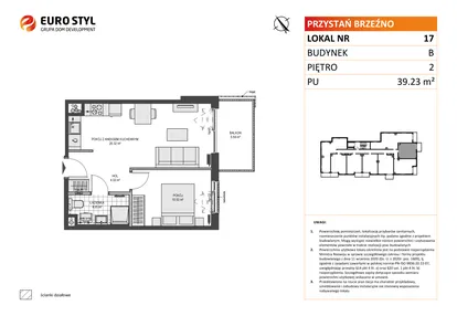 Mieszkanie w inwestycji: Przystań Brzeźno etap II