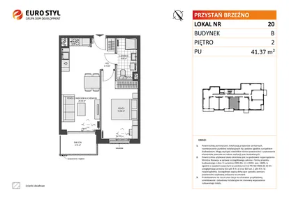 Mieszkanie w inwestycji: Przystań Brzeźno etap II