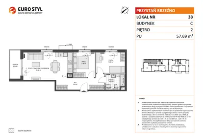 Mieszkanie w inwestycji: Przystań Brzeźno etap II