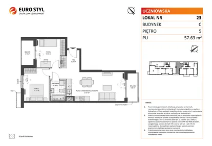 Mieszkanie w inwestycji: Przystań Brzeźno etap II