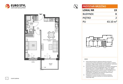Mieszkanie w inwestycji: Przystań Brzeźno etap II