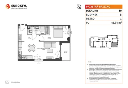 Mieszkanie w inwestycji: Przystań Brzeźno etap II