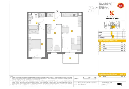 Mieszkanie w inwestycji: Apartamenty Kamieńskiego