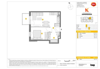 Mieszkanie w inwestycji: Apartamenty Kamieńskiego