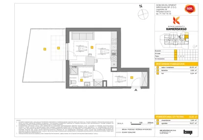 Mieszkanie w inwestycji: Apartamenty Kamieńskiego