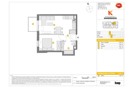 Mieszkanie w inwestycji: Apartamenty Kamieńskiego