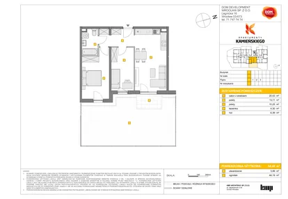 Mieszkanie w inwestycji: Apartamenty Kamieńskiego