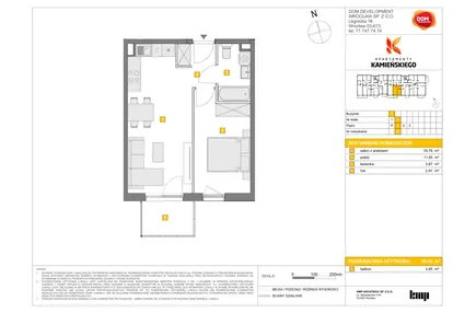 Mieszkanie w inwestycji: Apartamenty Kamieńskiego