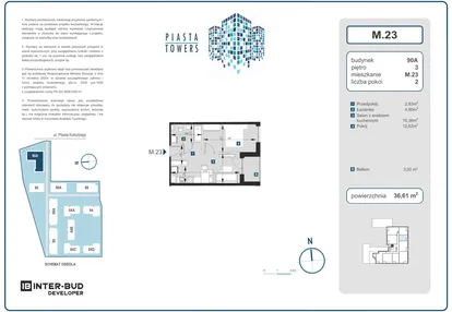 Mieszkanie w inwestycji: Piasta Towers bud. 90A